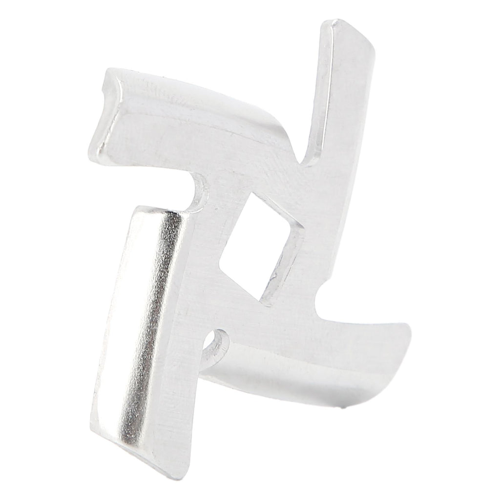 2Pcs Meat Grinder Blade 304 Stainless Steel Grinding Plate Disc Accessory for 5#/B Type Grinder(8MM Square Hole Crossed Blade )