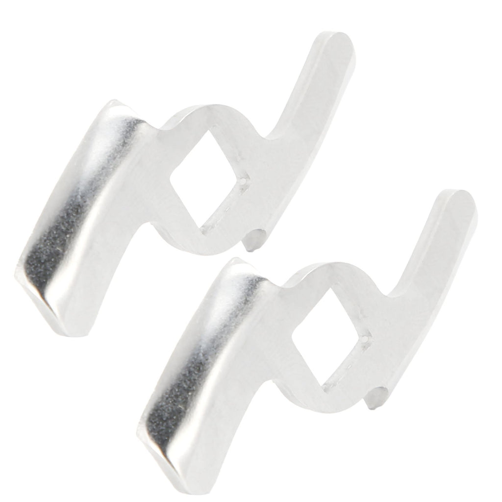 2Pcs Meat Grinder Blade 304 Stainless Steel Grinding Plate Disc Accessory for 5#/B Type Grinder(8MM Square Hole 2Blade )