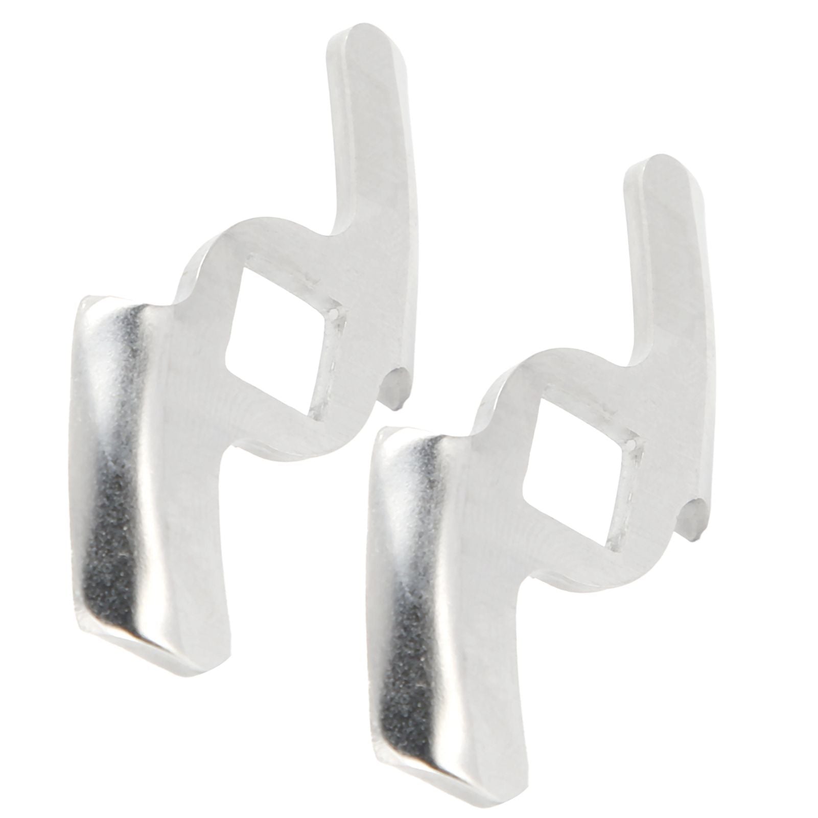 2Pcs Meat Grinder Blade 304 Stainless Steel Grinding Plate Disc Accessory for 5#/B Type Grinder(8MM Square Hole 2Blade )