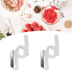 2Pcs Meat Grinder Blade 304 Stainless Steel Grinding Plate Disc Accessory for 5#/B Type Grinder(8MM Square Hole 2Blade )