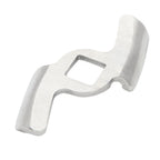 2Pcs Meat Grinder Blade 304 Stainless Steel Grinding Plate Disc Accessory for 5#/B Type Grinder(8MM Square Hole 2Blade )