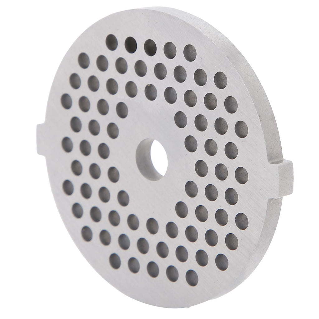 2Pcs Electric Mincer Blade Stainless Steel Grinding Plate Round Hole for 5#/B Type Grinder(3mm 56 Holes )