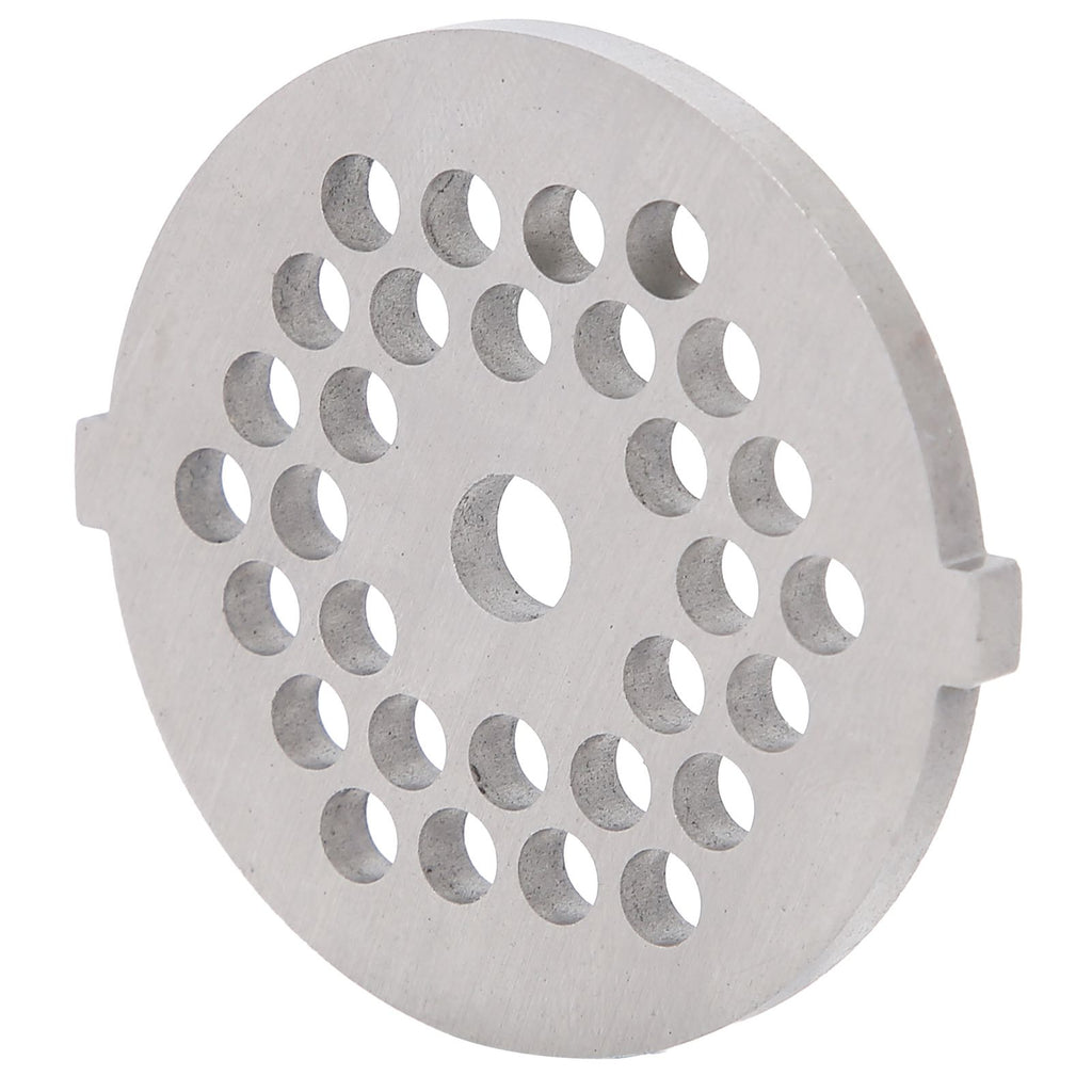 2Pcs Electric Mincer Blade Stainless Steel Grinding Plate Round Hole for 5#/B Type Grinder(5mm 30 Holes )