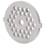 2Pcs Electric Mincer Blade Stainless Steel Grinding Plate Round Hole for 5#/B Type Grinder(5mm 30 Holes )