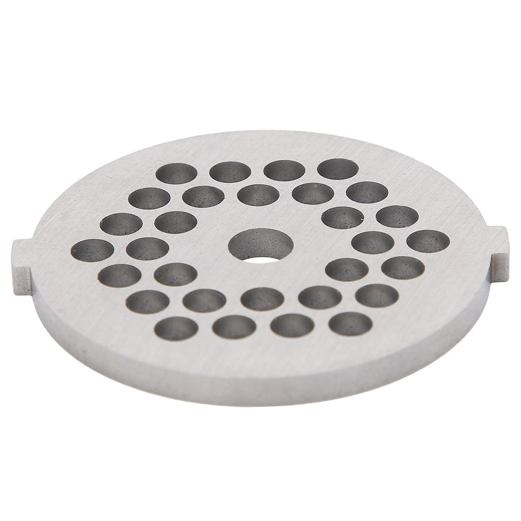 2Pcs Electric Mincer Blade Stainless Steel Grinding Plate Round Hole for 5#/B Type Grinder(5mm 30 Holes )