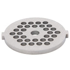 2Pcs Electric Mincer Blade Stainless Steel Grinding Plate Round Hole for 5#/B Type Grinder(5mm 30 Holes )