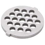 2Pcs Electric Mincer Blade Stainless Steel Grinding Plate Round Hole for 5#/B Type Grinder(7mm 19 Holes )