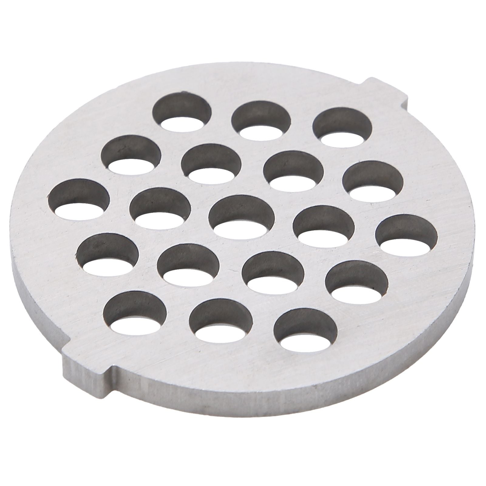 2Pcs Electric Mincer Blade Stainless Steel Grinding Plate Round Hole for 5#/B Type Grinder(7mm 19 Holes )