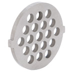 2Pcs Electric Mincer Blade Stainless Steel Grinding Plate Round Hole for 5#/B Type Grinder(7mm 19 Holes )