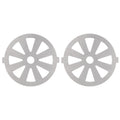 2pcs Meat Grinder Blade 304 Stainless Steel Cutting Plate 7mm/0.3in ID for 5#/B Type Meat Grinder(8 Holes Knife Plate )