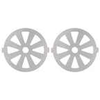2pcs Meat Grinder Blade 304 Stainless Steel Cutting Plate 7mm/0.3in ID for 5#/B Type Meat Grinder(8 Holes Knife Plate )