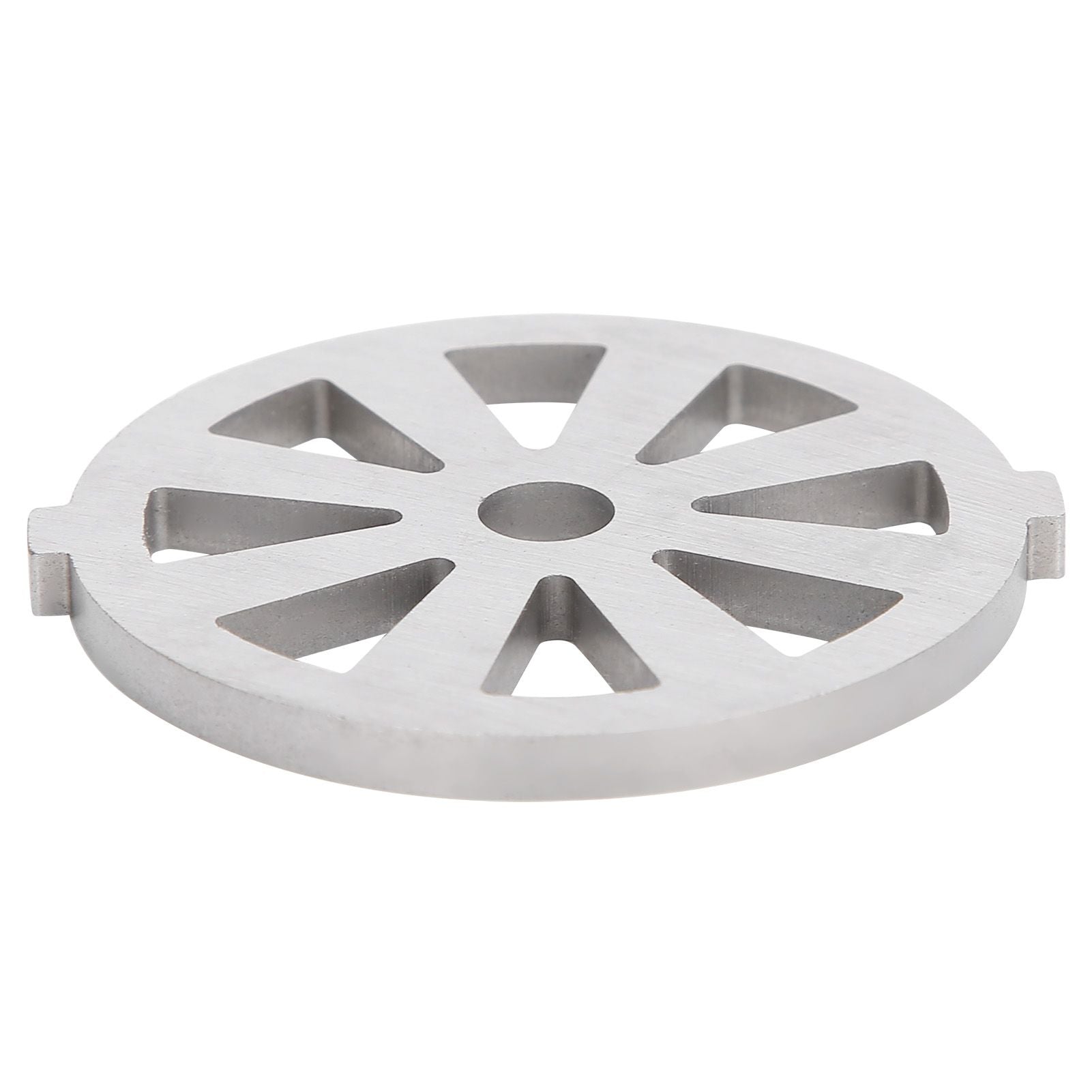 2pcs Meat Grinder Blade 304 Stainless Steel Cutting Plate 7mm/0.3in ID for 5#/B Type Meat Grinder(8 Holes Knife Plate )