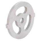 2pcs Meat Grinder Blade 304 Stainless Steel Cutting Plate 7mm/0.3in ID for 5#/B Type Meat Grinder(3 Holes Knife Plate )