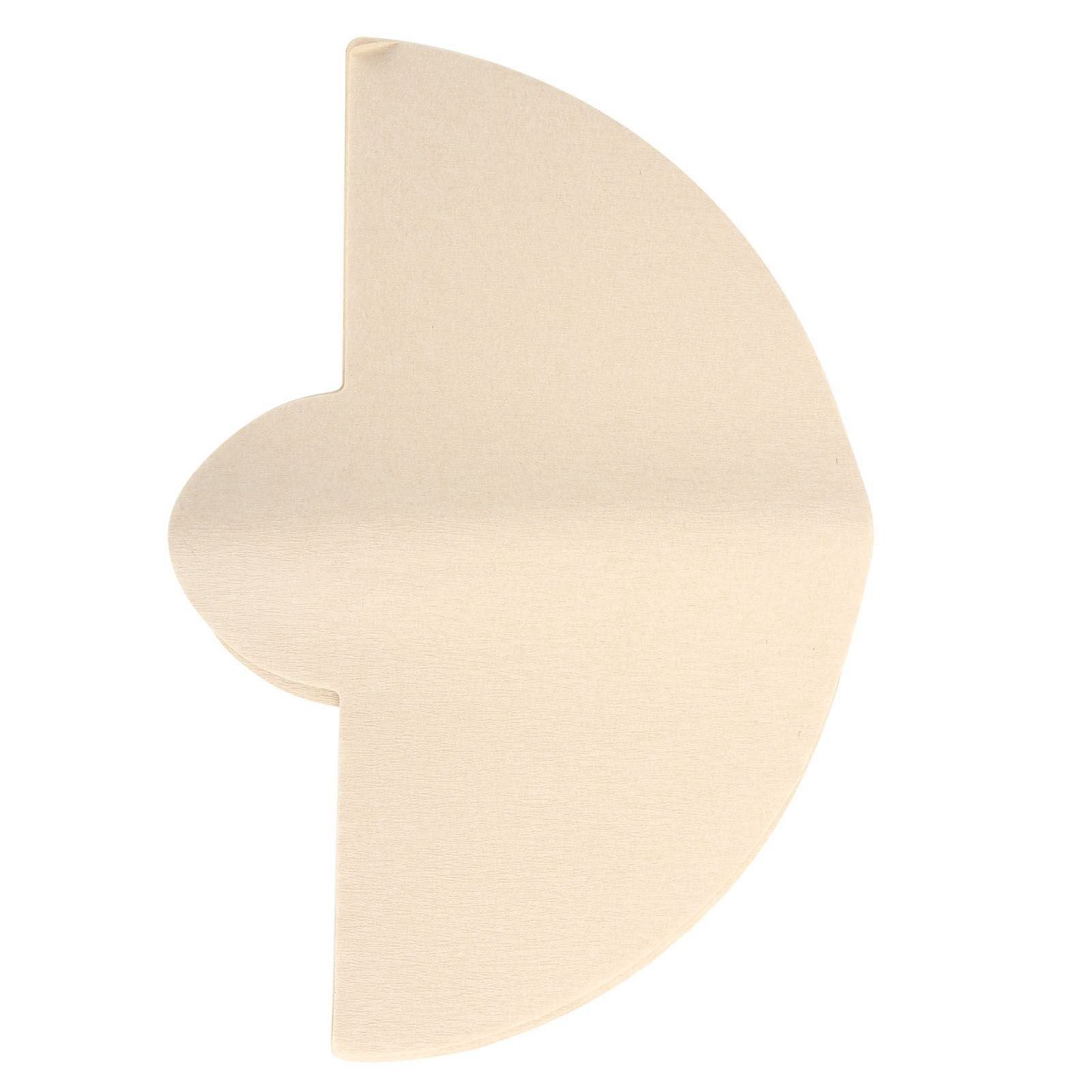 L-BEANS 40Pcs Filter Paper Disposable Wood Fiber Fan-Shaped Coffee Filtration Accessory