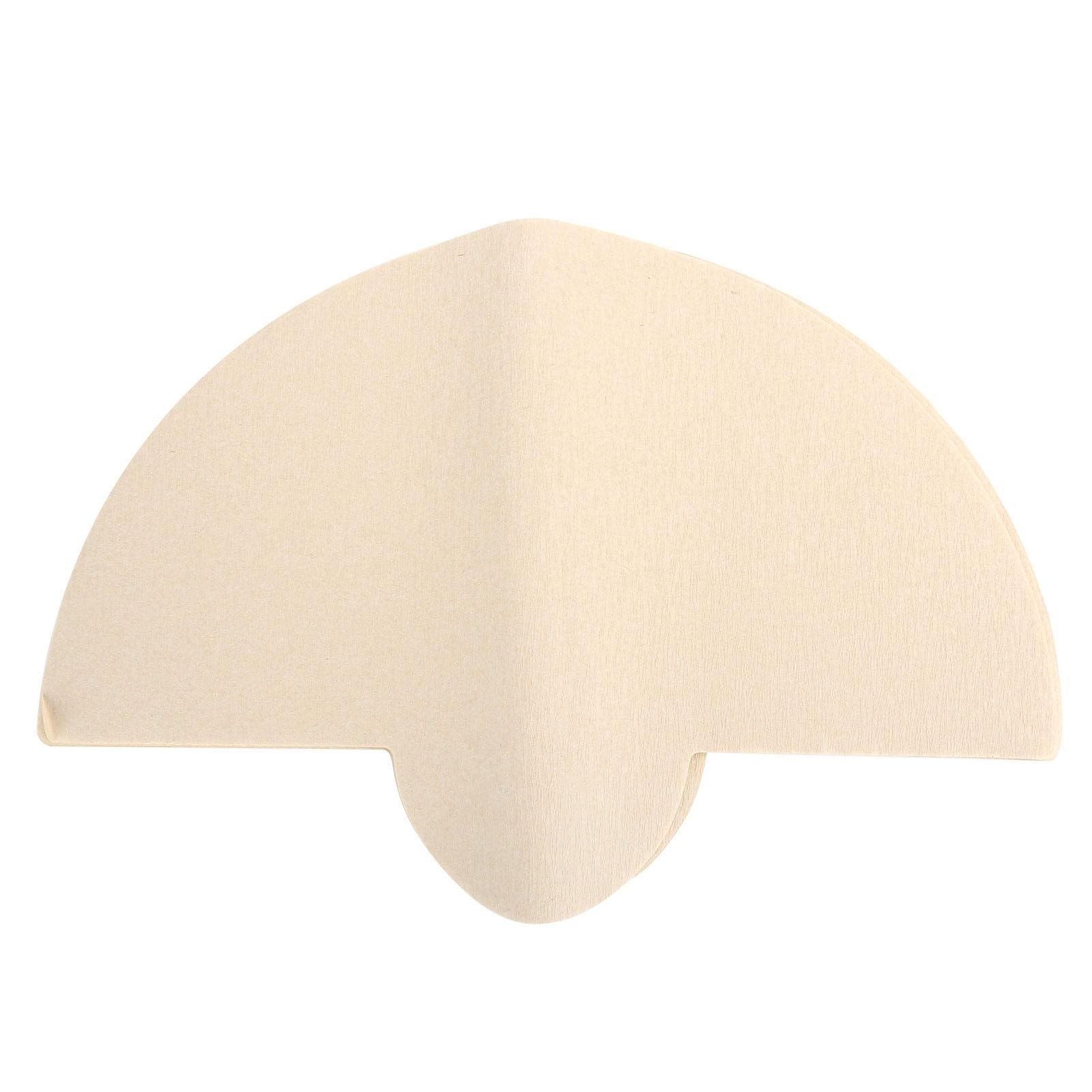 L-BEANS 40Pcs Filter Paper Disposable Wood Fiber Fan-Shaped Coffee Filtration Accessory