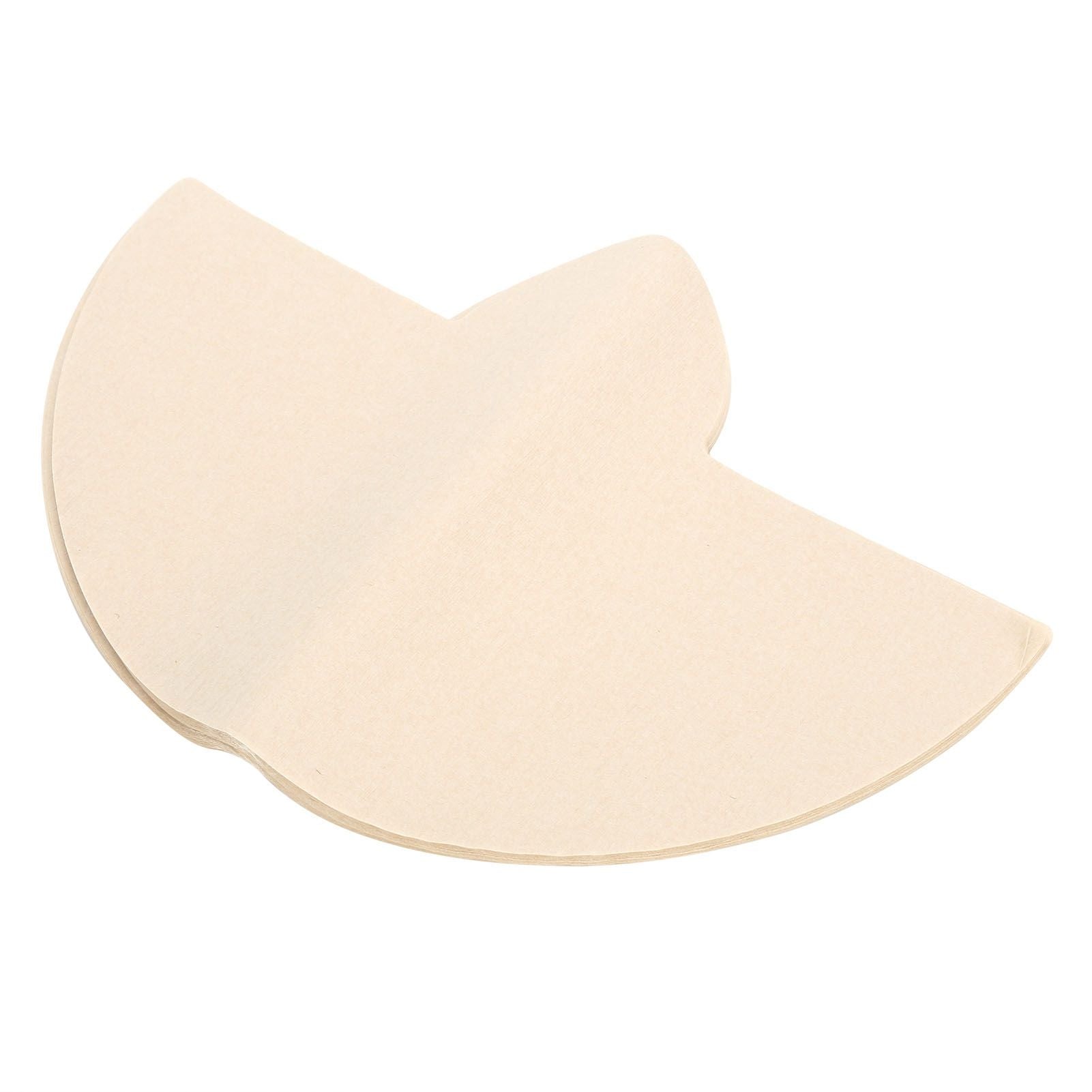 L-BEANS 40Pcs Filter Paper Disposable Wood Fiber Fan-Shaped Coffee Filtration Accessory