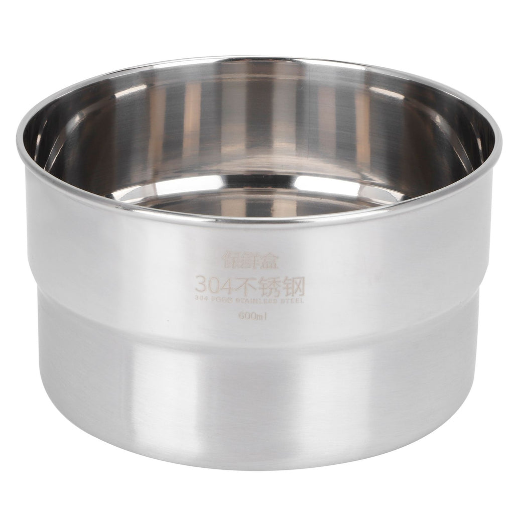 Lunch Box Portable 304 Stainless Steel Food Storage Container for School Picnic Camping600ml