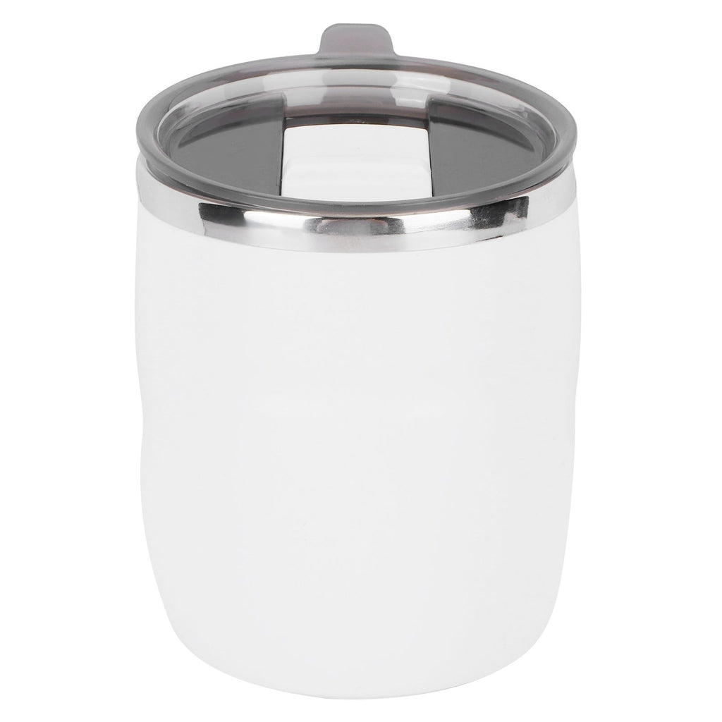 400ml Coffee Mug Stainless Steel Anti Scalding Water Cup with Lid for Home Office Wonderful Gift(White )