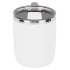 400ml Coffee Mug Stainless Steel Anti Scalding Water Cup with Lid for Home Office Wonderful Gift(White )