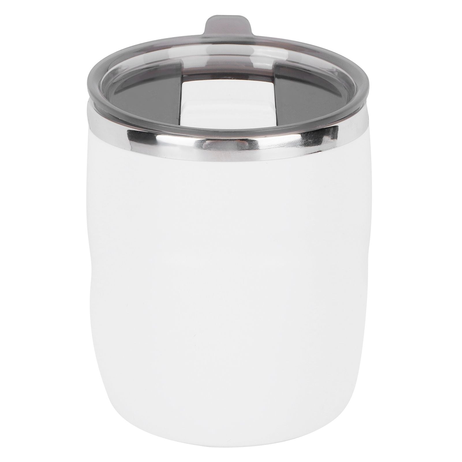 400ml Coffee Mug Stainless Steel Anti Scalding Water Cup with Lid for Home Office Wonderful Gift(White )