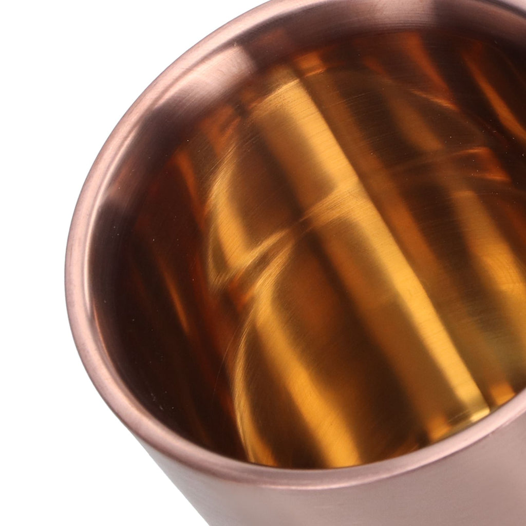 340ml 304 Stainless Steel Beer Mug Coffee Water Cup with Handgrip Double Wall DrinkwareRose Gold