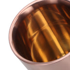 340ml 304 Stainless Steel Beer Mug Coffee Water Cup with Handgrip Double Wall DrinkwareRose Gold