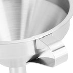 304 Stainless Steel Filling Funnel Separatory Oil Beer Coffee Water Liquid Funnel Kitchen ToolMedium Size 13cm