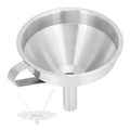 304 Stainless Steel Filling Funnel Separatory Oil Beer Coffee Water Liquid Funnel Kitchen ToolLarge Size 15cm