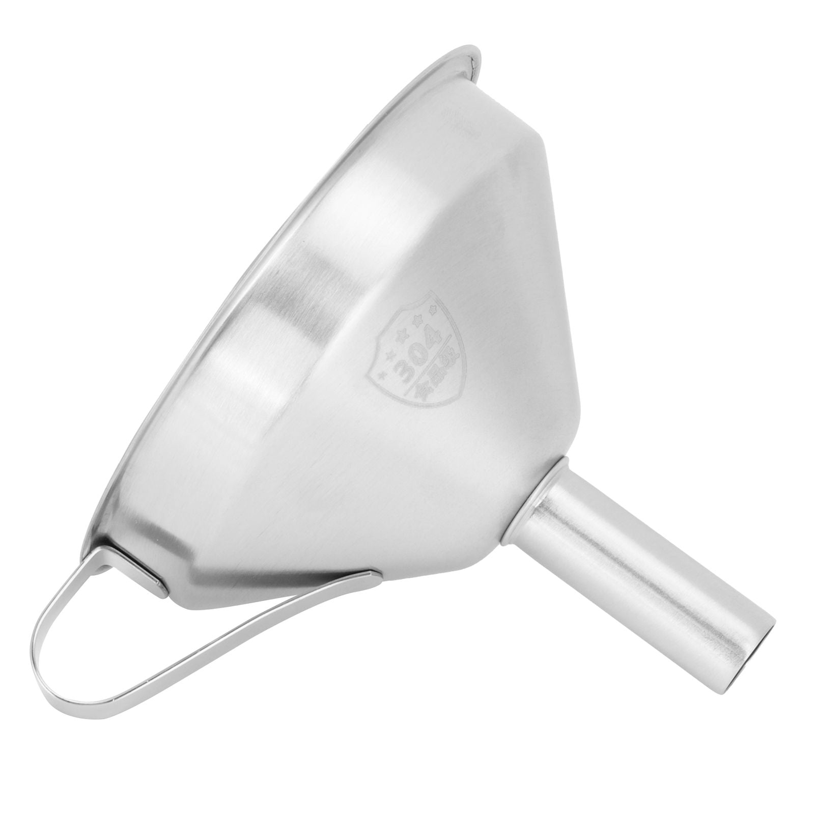 304 Stainless Steel Filling Funnel Separatory Oil Beer Coffee Water Liquid Funnel Kitchen ToolLarge Size 15cm