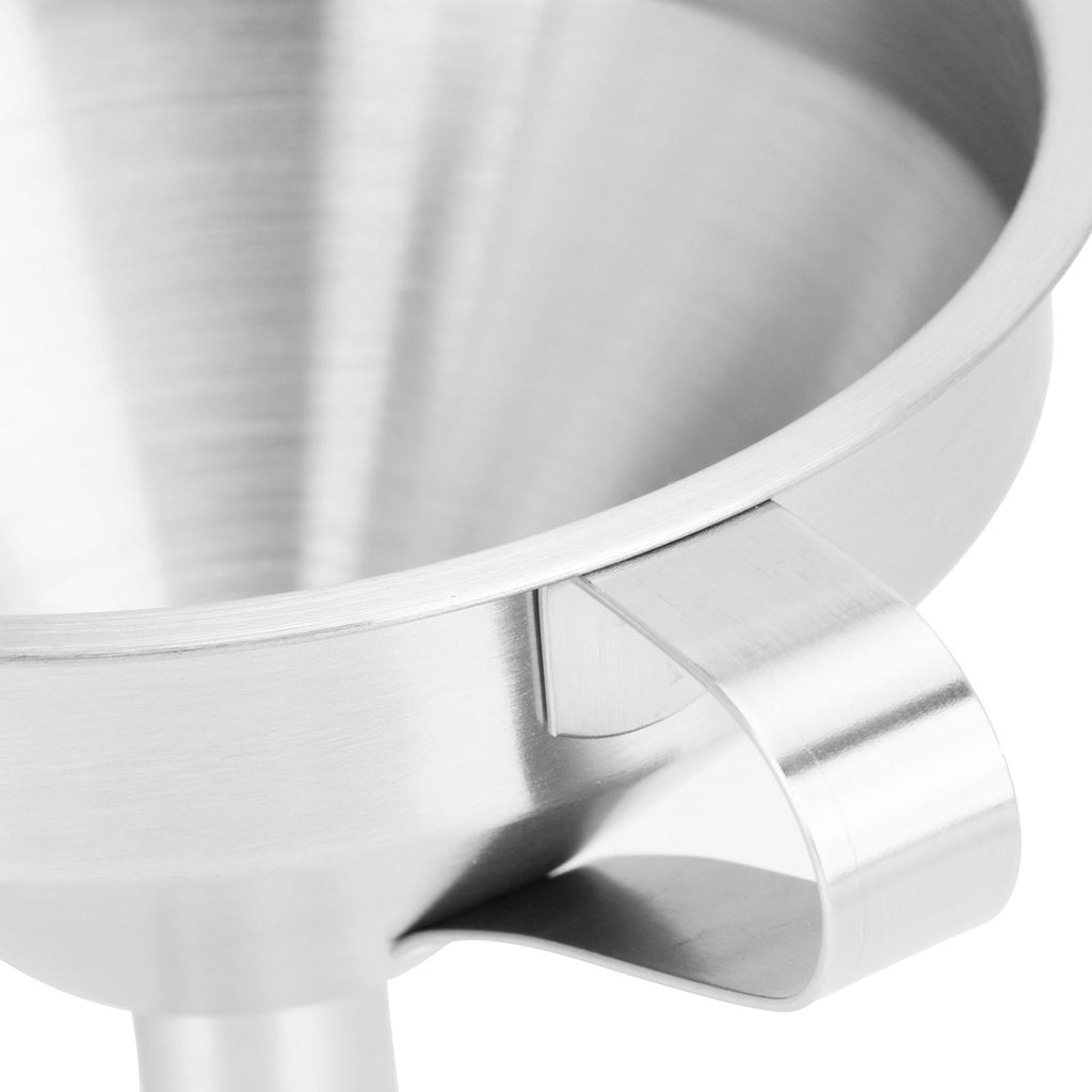 304 Stainless Steel Filling Funnel Separatory Oil Beer Coffee Water Liquid Funnel Kitchen ToolLarge Size 15cm