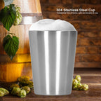 260ml Water Cup Stainless Steel Double Layer Beer Mug Drinkware for Kitchen Dining Hall