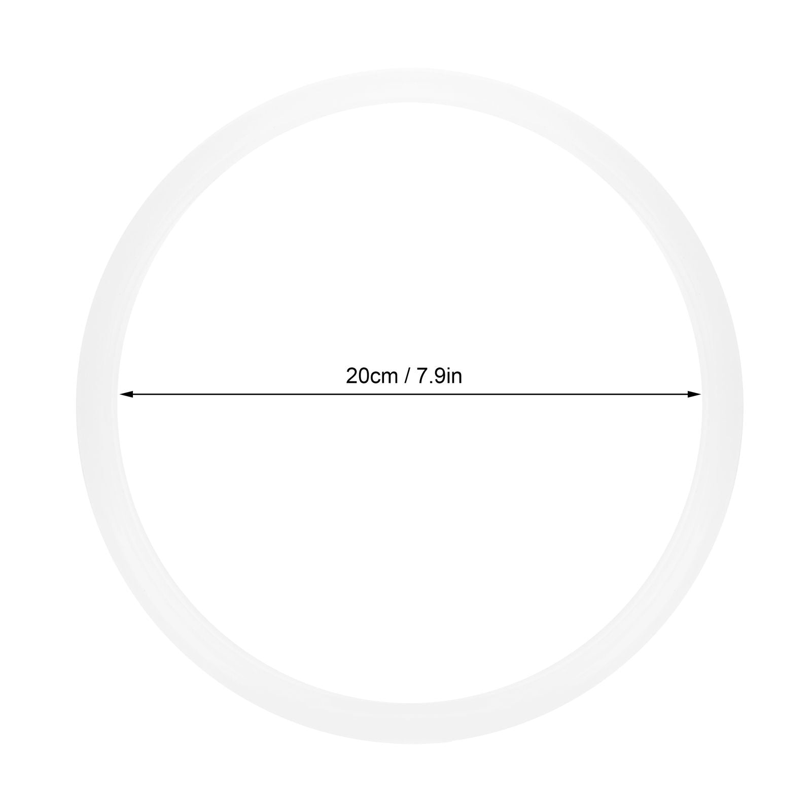 5pcs Pressure Cooker Sealing Ring Clear Universal Stainless Steel Pressure Cooker Gaskets O Ring20cm