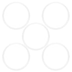 5pcs Pressure Cooker Sealing Ring Clear Universal Stainless Steel Pressure Cooker Gaskets O Ring22cm