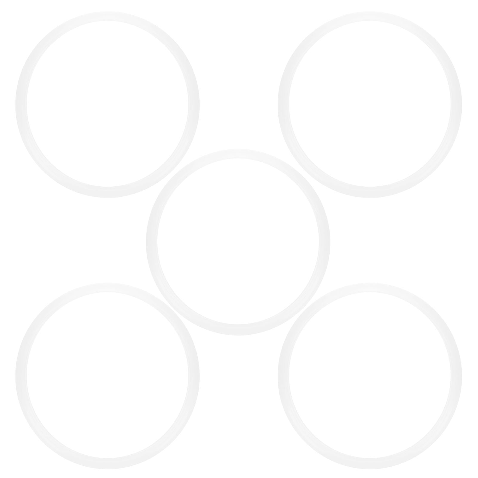 5pcs Pressure Cooker Sealing Ring Clear Universal Stainless Steel Pressure Cooker Gaskets O Ring22cm