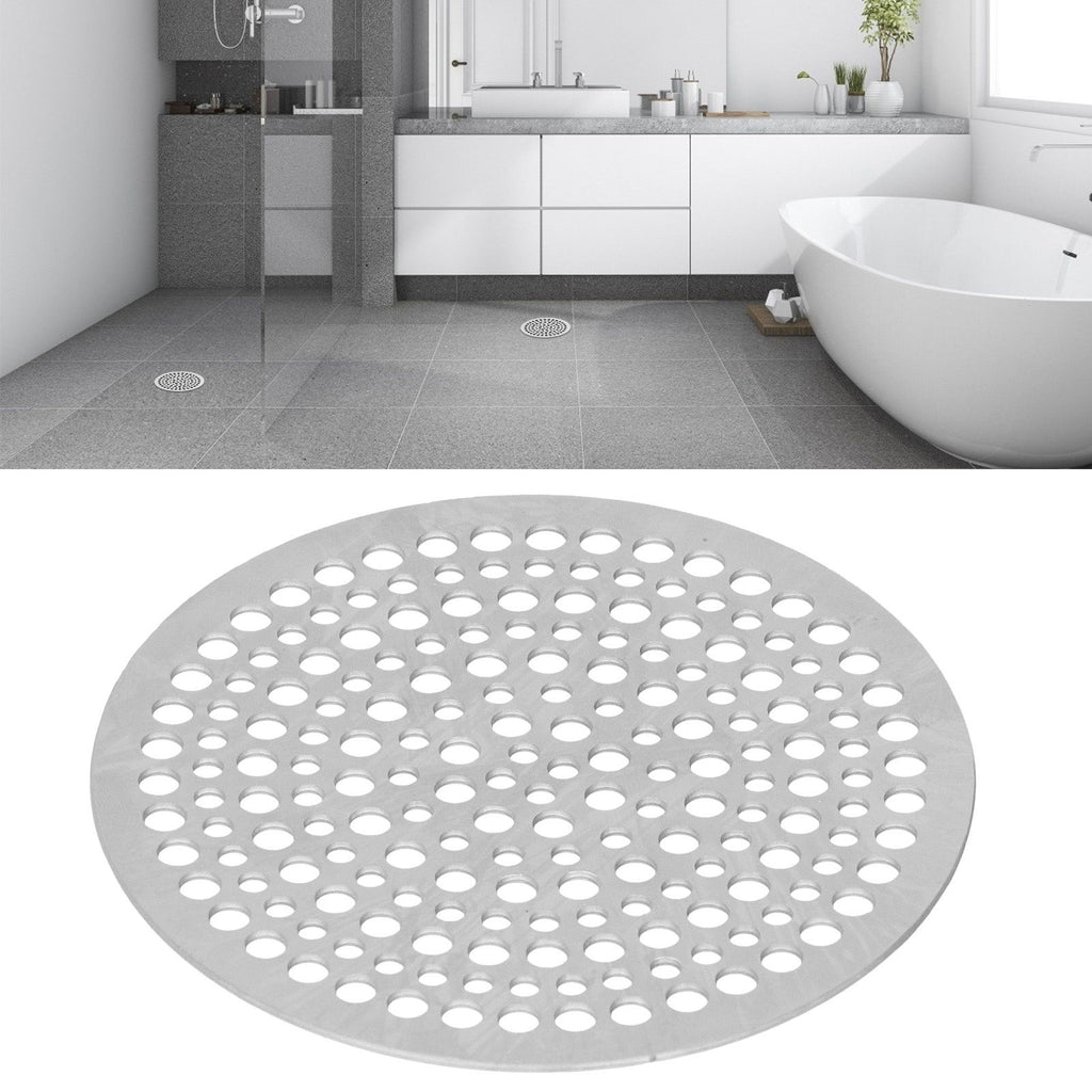Floor Drain Filter Stainless Steel Round Drainage Shower Strainer Mesh Piece Anti Blocking(82mm )