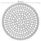 Floor Drain Filter Stainless Steel Round Drainage Shower Strainer Mesh Piece Anti Blocking(82mm )
