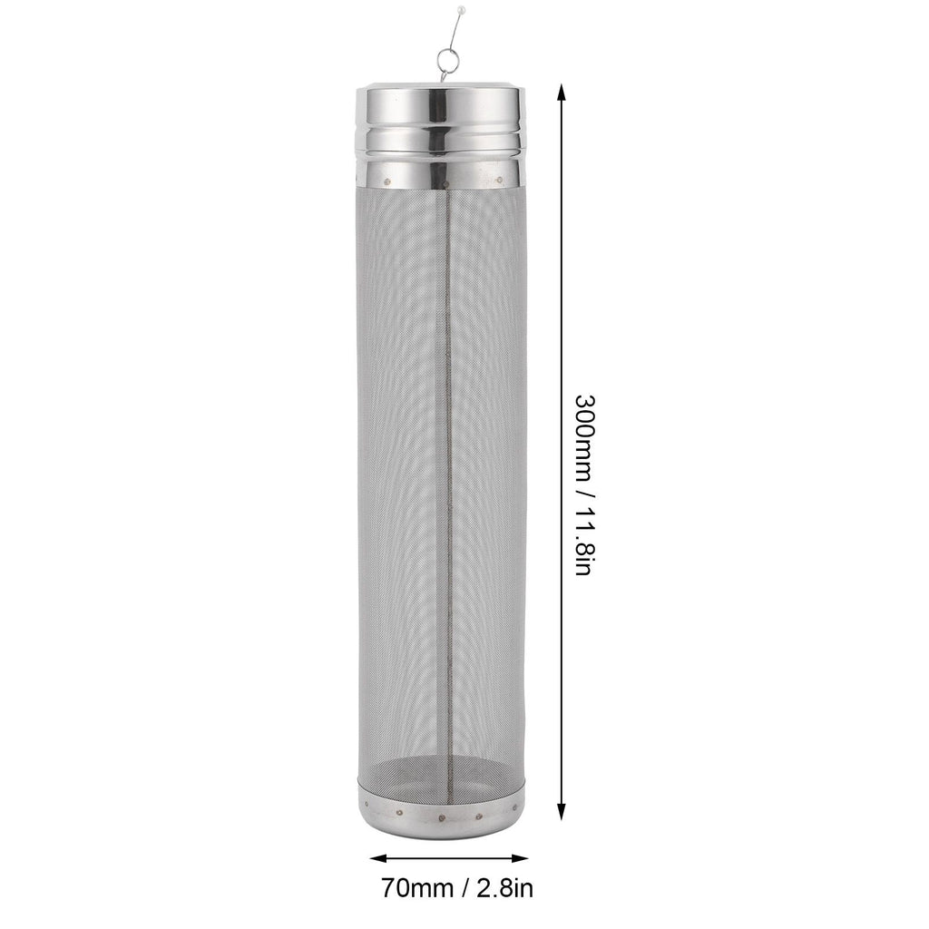Stainless Steel Beer Filter Mesh Beer Strainer Filter for Home Brewing 70 x 300mm