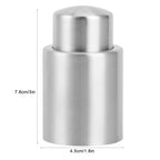 Stainless Steel Wine Bottle Stopper Plug Vacuum Red Wine Champagne Cap Sealer AccessoriesL