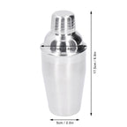 350ml Cocktail Shaker Stainless Steel Wine Drink Mixing Glasses Barware Bartender Tool