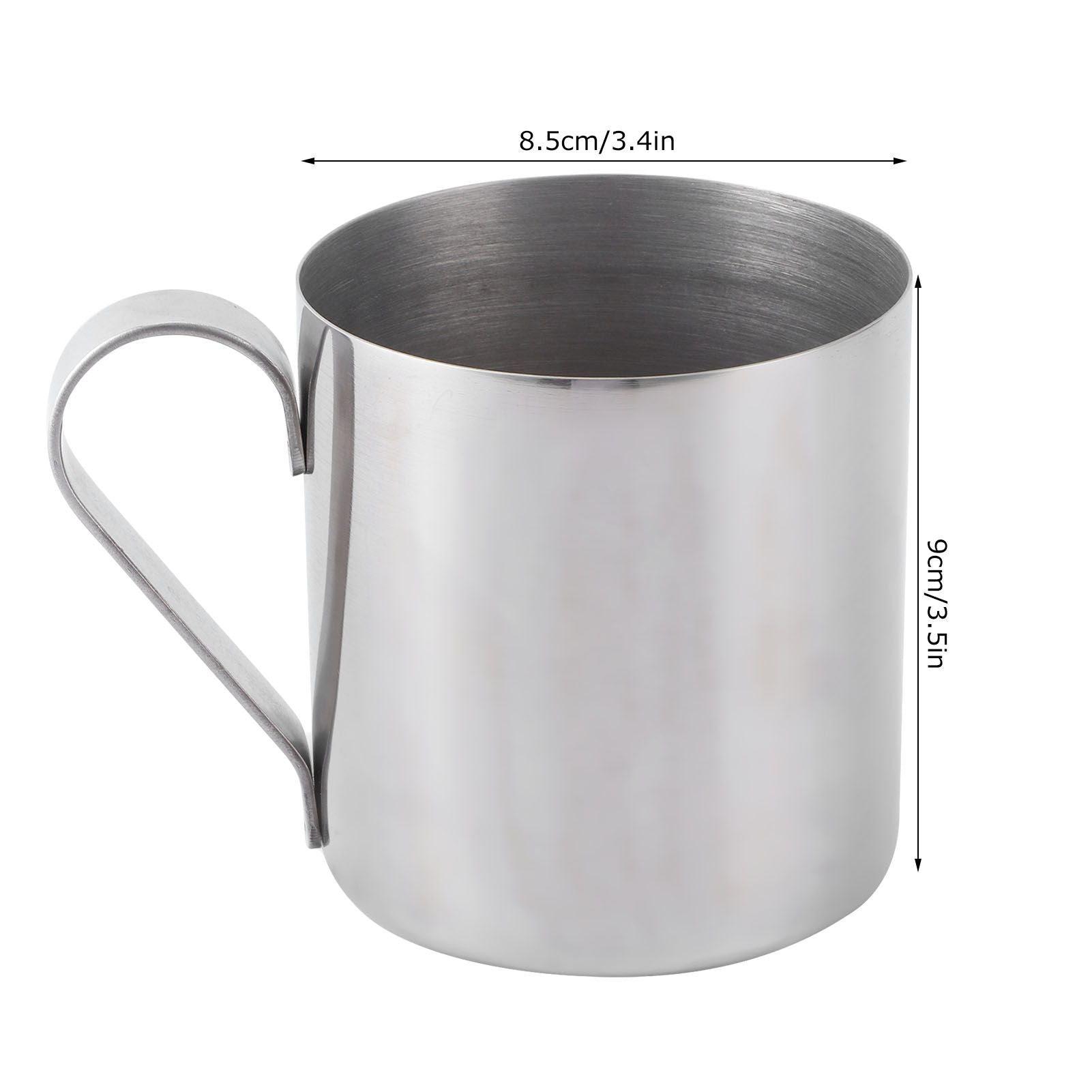 400ml Cocktail Mug 304 Stainless Steel Beer Coffee Water Drinking Cup Bar DrinkwareSilver