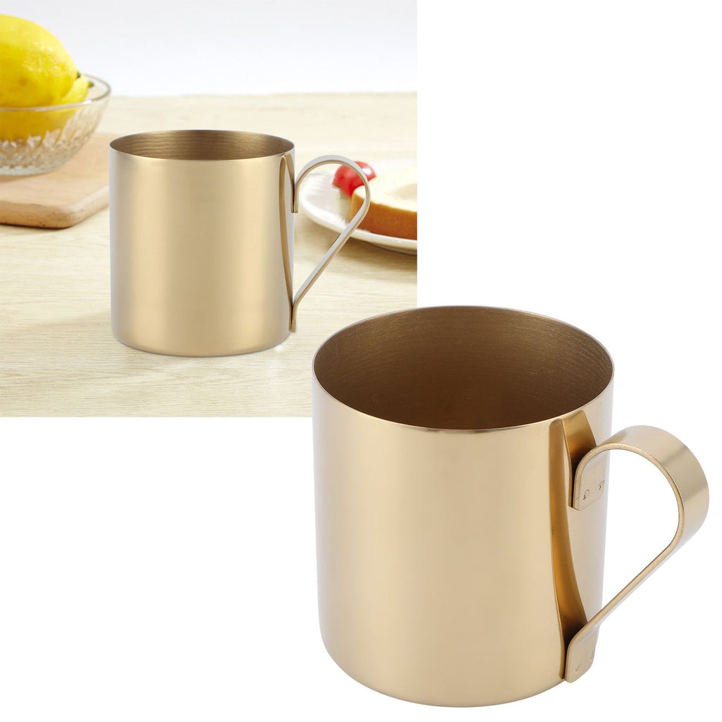 400ml Cocktail Mug 304 Stainless Steel Beer Coffee Water Drinking Cup Bar DrinkwareGold