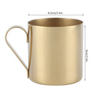 400ml Cocktail Mug 304 Stainless Steel Beer Coffee Water Drinking Cup Bar DrinkwareGold