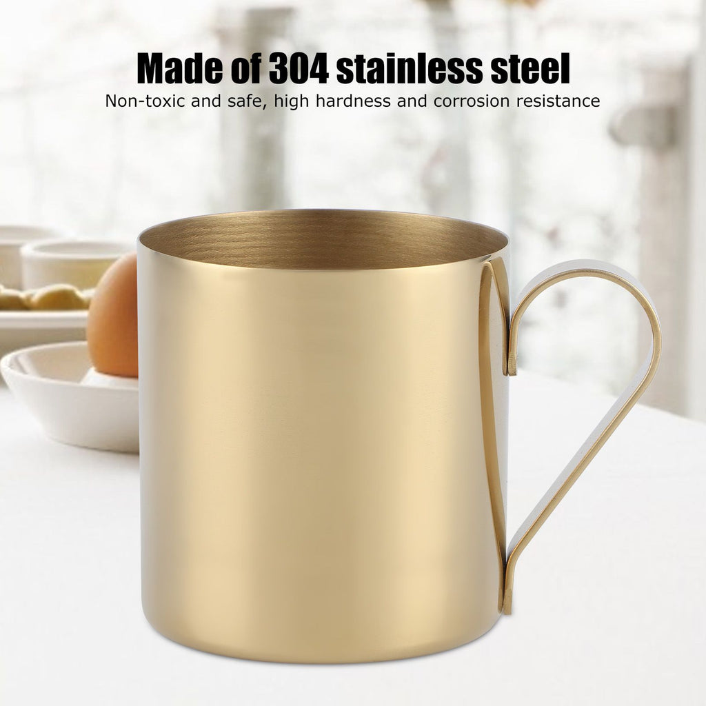 400ml Cocktail Mug 304 Stainless Steel Beer Coffee Water Drinking Cup Bar DrinkwareGold
