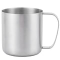 480ml Sanding Beer Mug 304 Stainless Steel Outdoor Water Cup Coffee Cup for Home Kitchen Supply