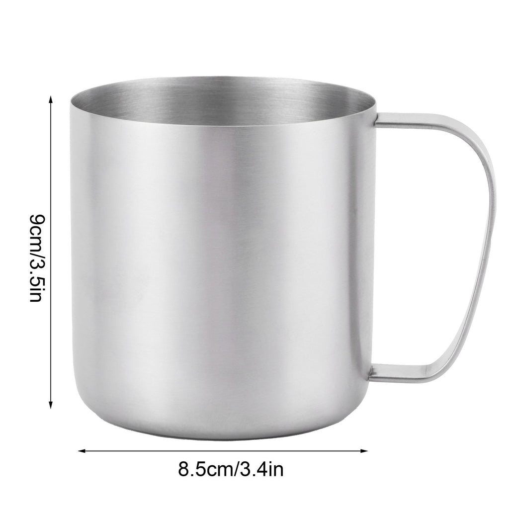 480ml Sanding Beer Mug 304 Stainless Steel Outdoor Water Cup Coffee Cup for Home Kitchen Supply