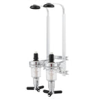 Wall Mounted 2‑Bottle Wine Dispenser Liquor Drinks Beer Dispenser for Home Bar Supplies