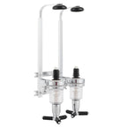 Wall Mounted 2‑Bottle Wine Dispenser Liquor Drinks Beer Dispenser for Home Bar Supplies