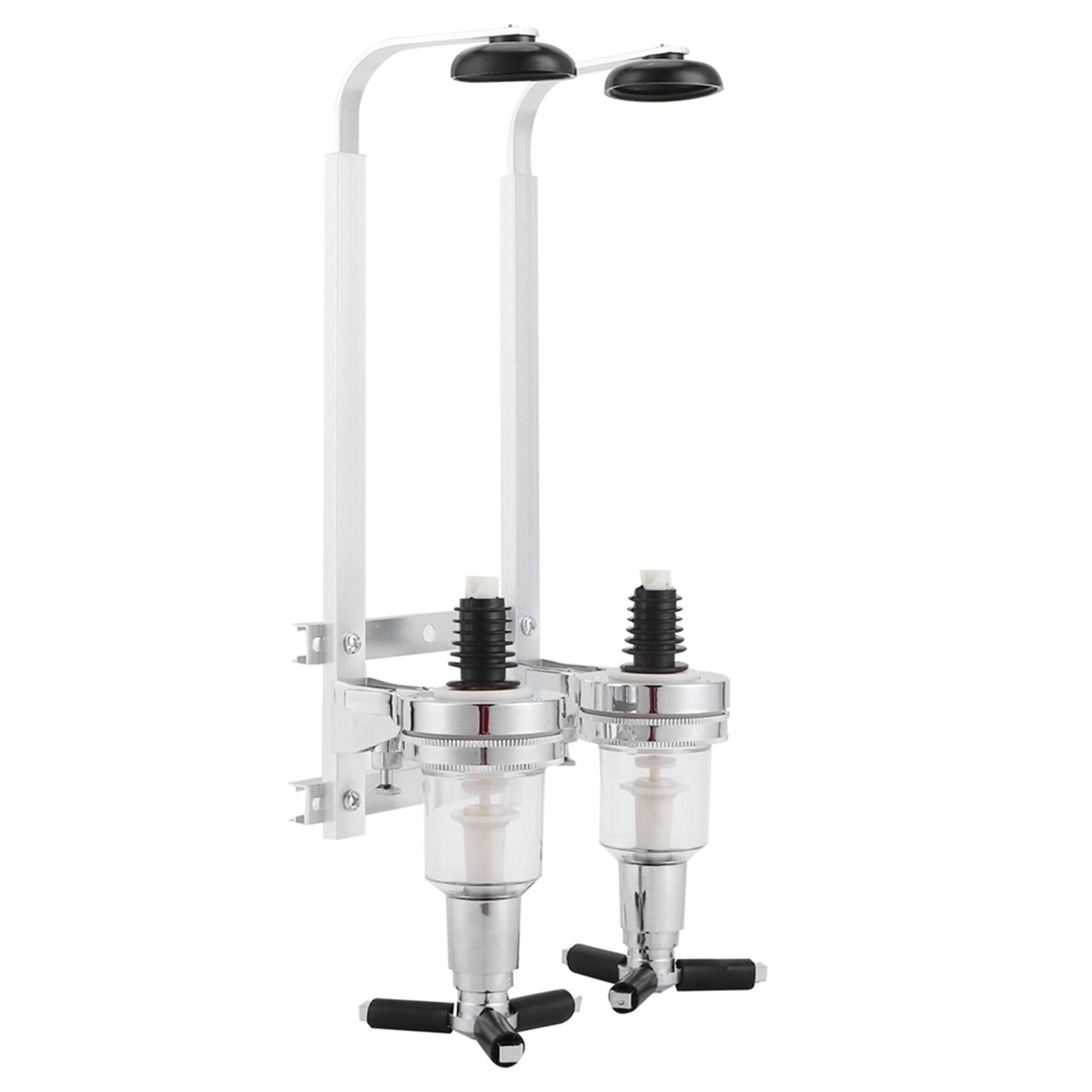 Wall Mounted 2‑Bottle Wine Dispenser Liquor Drinks Beer Dispenser for Home Bar Supplies