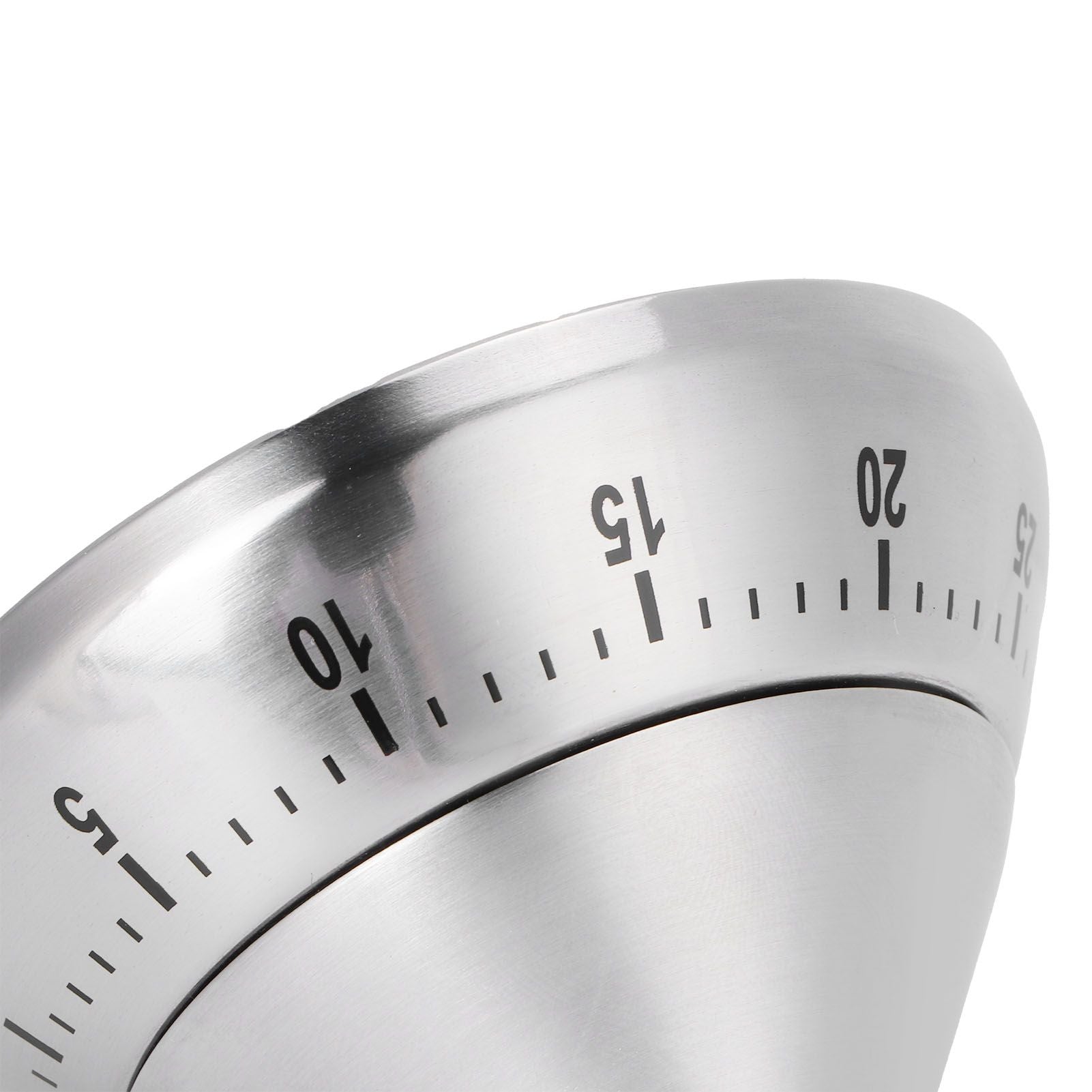 Kitchen Cooking Timer Stainless Steel Mechanical Timer Reminder Time Management Tools(PointedShaped )