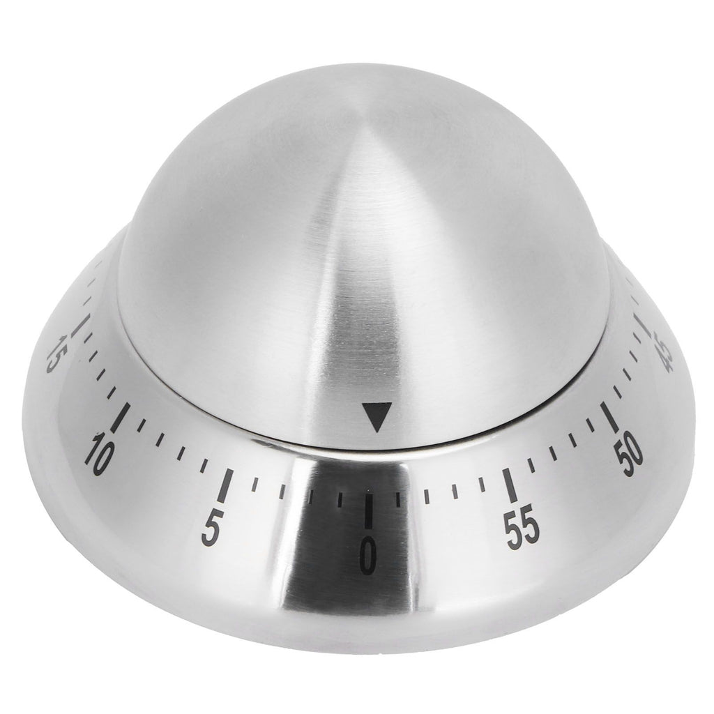 Kitchen Cooking Timer Stainless Steel Mechanical Timer Reminder Time Management ToolsRound
